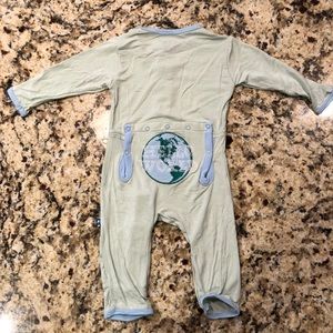 Kickee Pants “Hello World” Coverall NWT 3-6mo